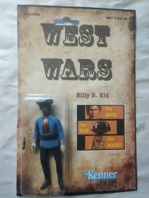 BILLY D. KID LANDO KILLER BOOTLEG FIGURE STAR WARS TOY FAR FAR WEST WARS 1/1