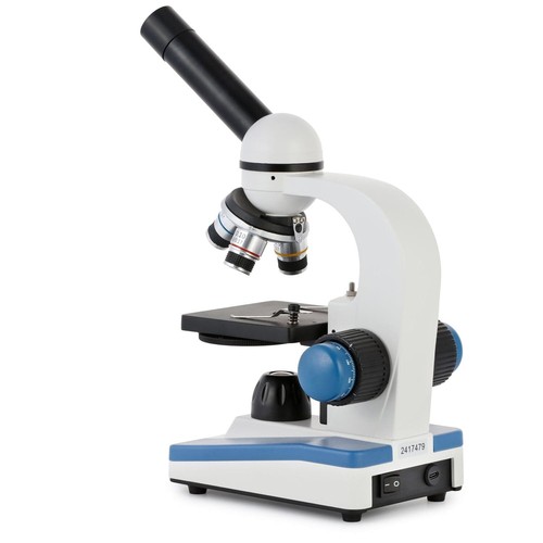 Amscope 40-1000x Portable Student Microscope Kit-Specimens-Tools-Experiment Card - Picture 7 of 11