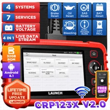 2024 LAUNCH CRP123X V2.0 OBD Car Diagnostic Scanner For GM Ford BENZ BMW ABS SRS