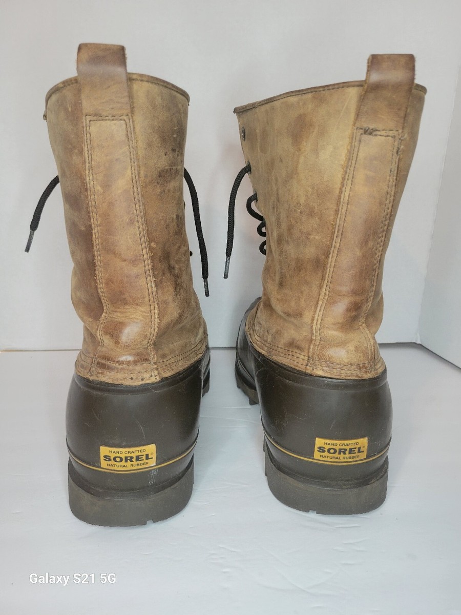 Sorel Chieftan Mens Lined Duck Boots Leather Waterproof LM1048-201 Size 8 Sorel Chieftan Mens Lined Duck Boots Leather Waterproof  main image 3