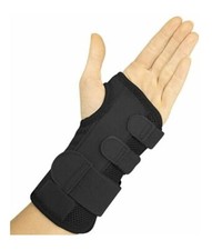 Carpal Tunnel Wrist Brace Left  Right - Compression Hand Support - UNISEX-Black