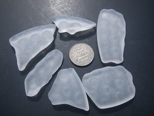 Sea Glass, Beautiful Clear Hobnail