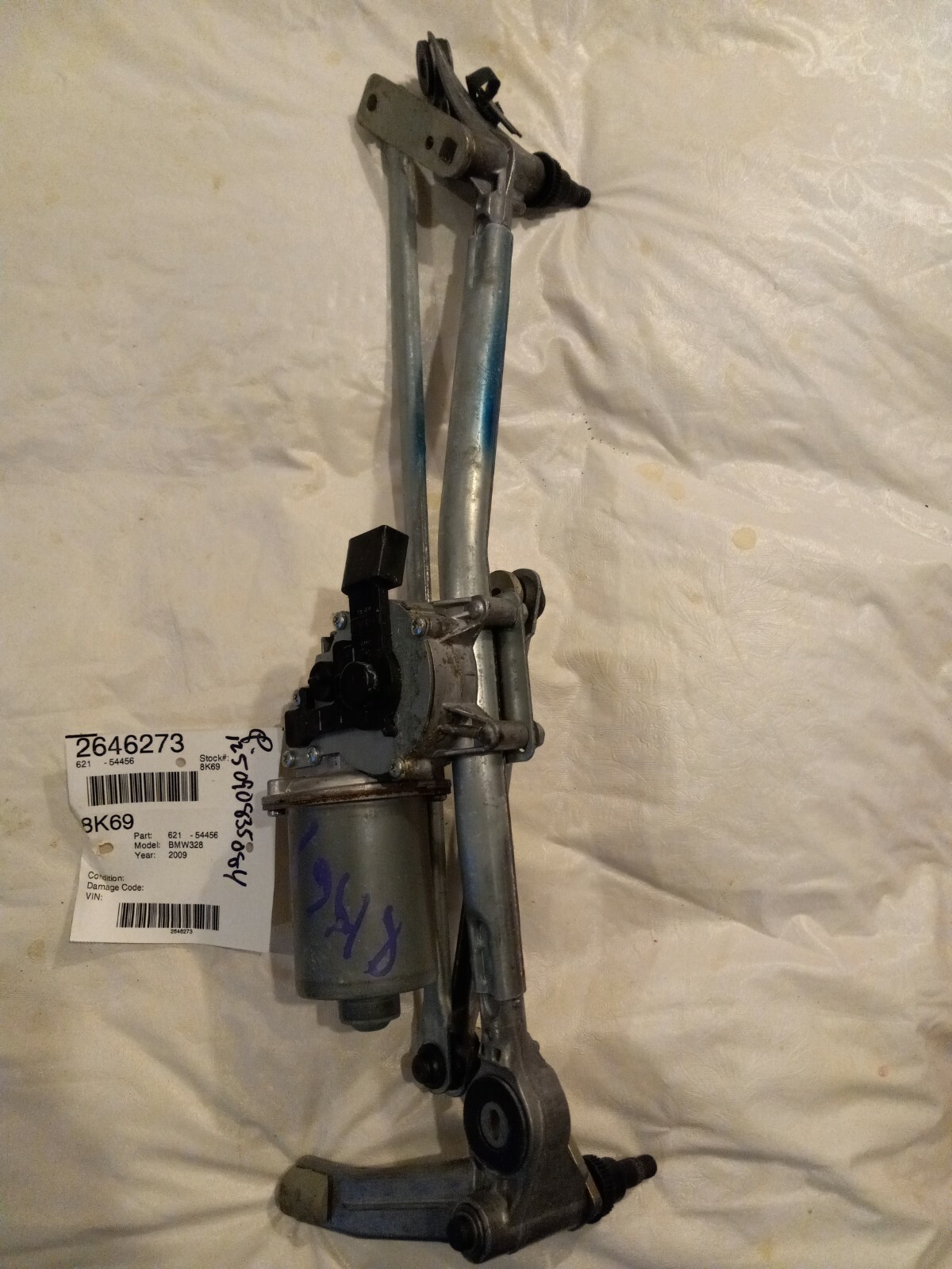 0613 BMW 328I E90 SEDAN FRONT WINDSHIELD WINDOW WIPER MOTOR ASSY 6978263 eBay