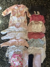 Baby Girl Clothes Bundle 3-6 Months Summer Spring 15 Items Bodysuits Dress Outfi