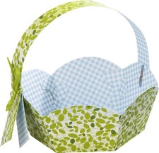 folia Geschenkkörbchen aus Motivkarton Durchmesser 115 mm 24 Stück