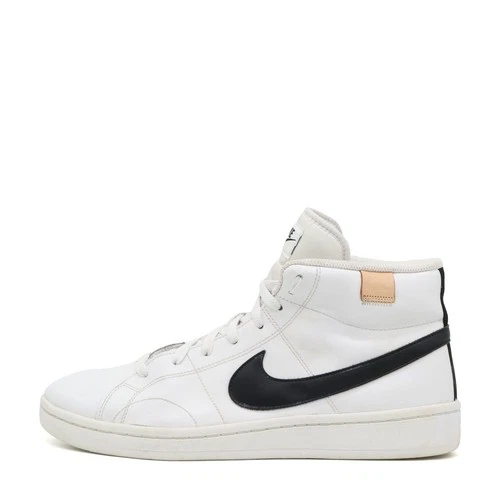 Nike Herren Blazer Mid '77 Sneaker Weiß/Schwarz Vintage-Design High-Top EU 44