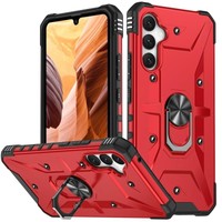 FüR Samsung Galaxy A34 5G HandyhüLle Mit Ringhalterung (Rot)