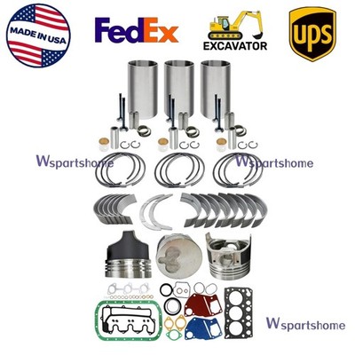 3LB1 3LB1-PA01 Overhaul Rebuild Kit for Isuzu Engine Doosan Solar 030 Excavator