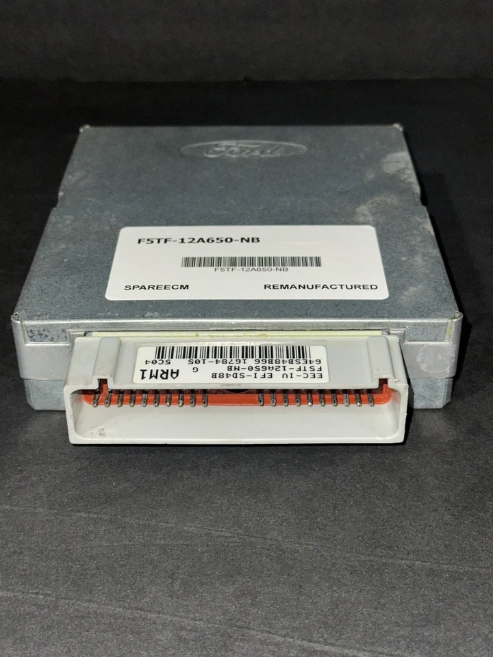 1995 Ford E150 E250 E350 5.8L Engine Computer ECM F5TF-12A650-NB REMAN - Image 3 of 3