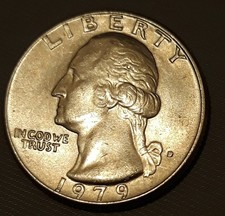 1979 D washington quarter US 25 Cent XF+