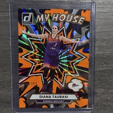 2025 Panini Donruss WNBA My House Diana Taurasi Orange Laser #12 /399