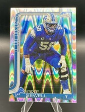 2025 Topps Chrome Football Penei Sewell [#99] Raywave Refractor Detroit Lions