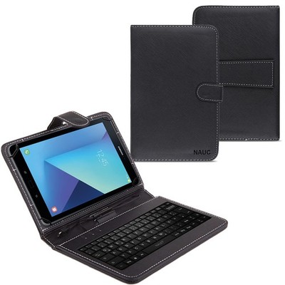 Für Samsung Galaxy Tab S2 S3 9.7 Tablet Tasche USB Tastatur Keyboard Hülle Cover