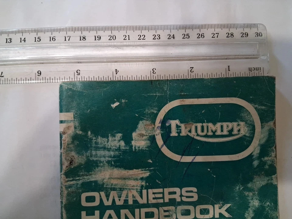 Trumph Owners Handbook Bonneville 750 Tiger 750 1973 Foto 2 de 4