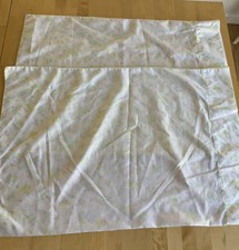 Vintage Fieldcrest Perfection Pair Pillowcases Wildflowers Floral Cottage Summer