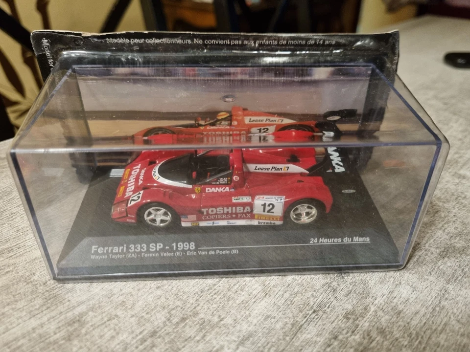 altaya 1/43 24 heure du mans ferrari 333 P 1998 neuf sans fasicule - Photo 1/1