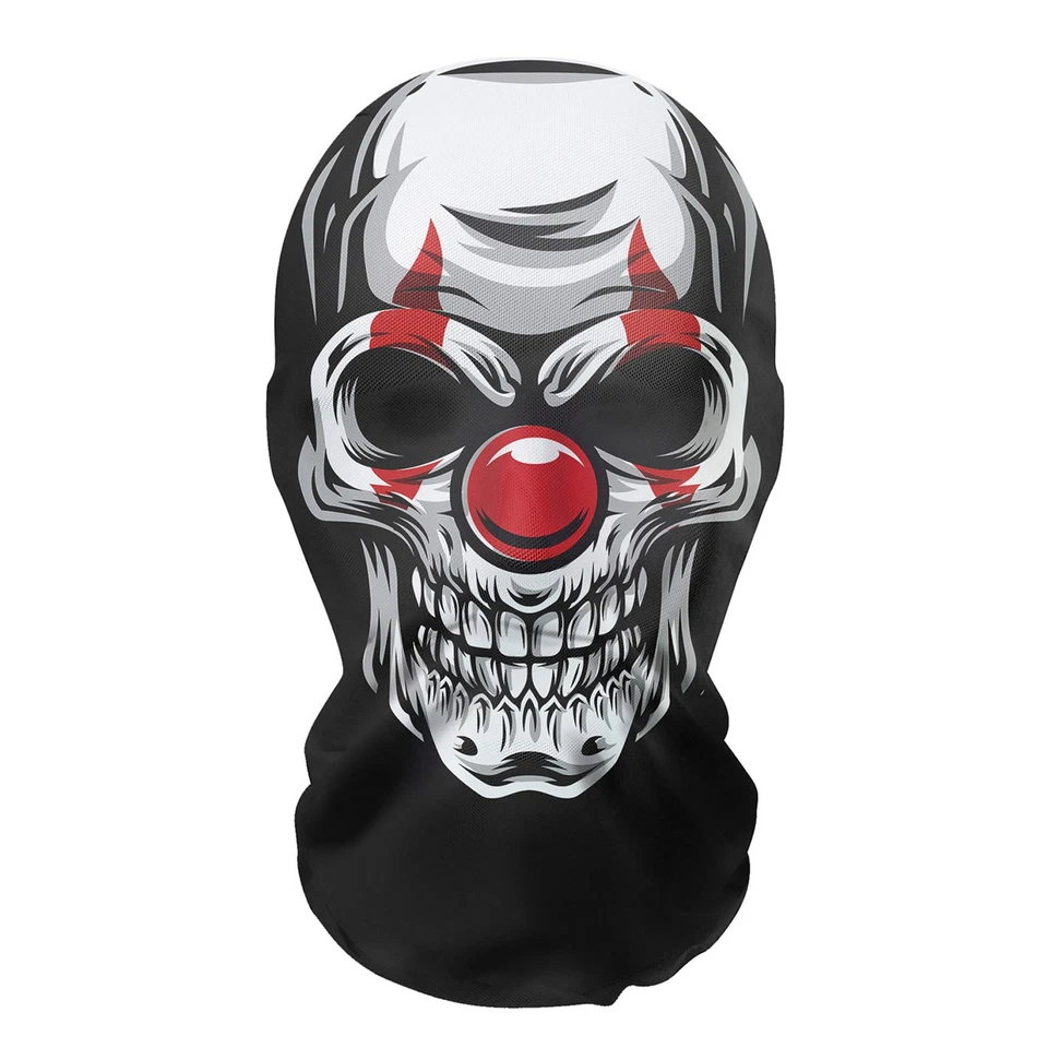 1Pcs Skull Ghost or Animal Print Full Face Masks Mesh Headgear Cosplay Halloween - Image 4 of 4