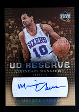 2006-07 UD Reserve Legendary Signatures Maurice Cheeks #LRA-MC Auto HOF