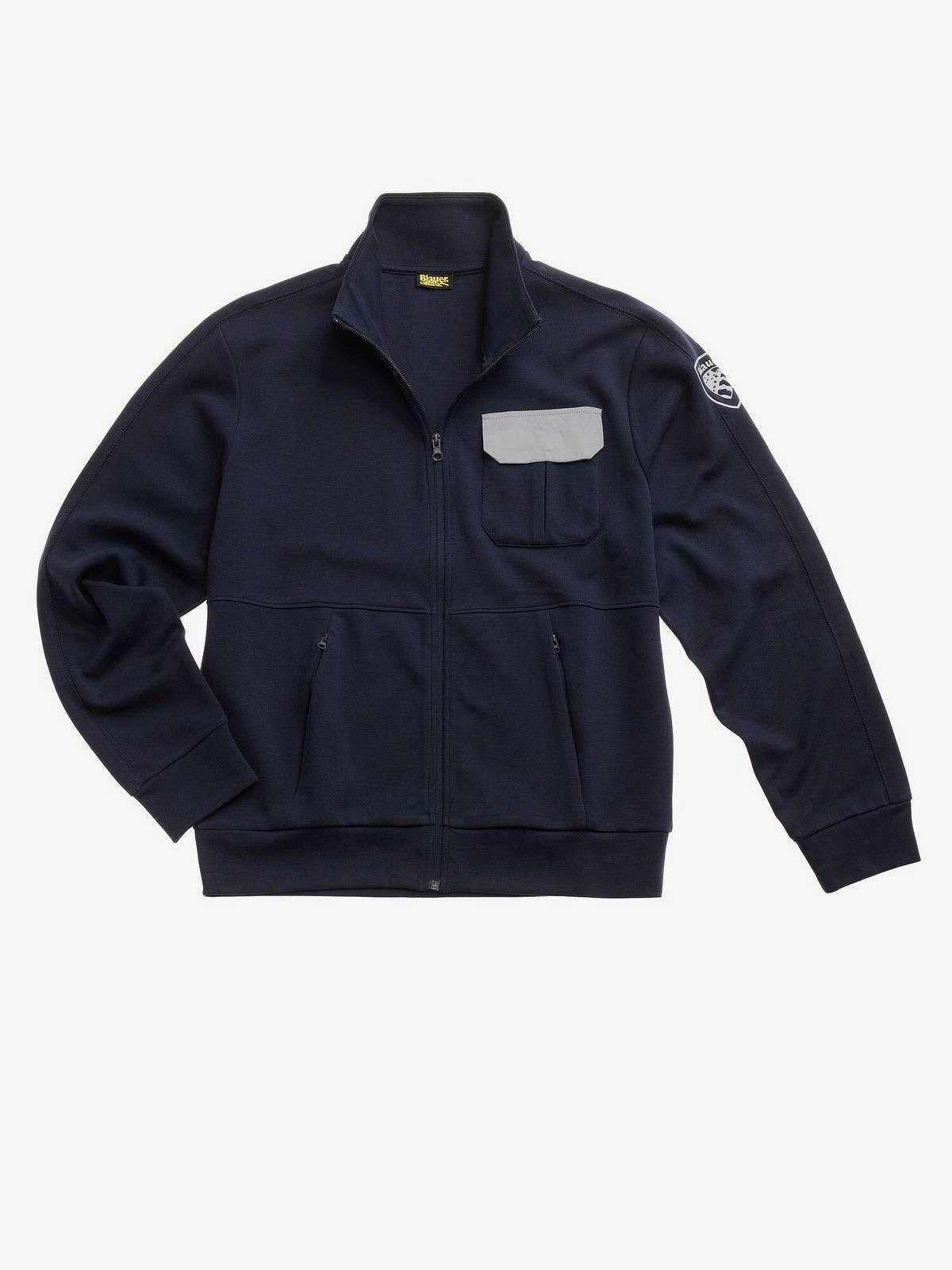 Blauer Walton Felpa Blu - Taglia XL Аббильяменто Уомо Фельпе