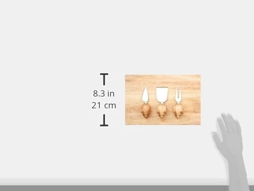 Juego de tablero de queso Kikkerland diseño de ratón - Ideal para servir y exhibir queso Foto 4 de 4