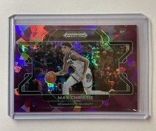 2022-23 Panini Prizm Draft Picks - Max Christie #90 Purple Ice Prizm 109/149