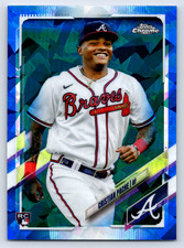 2021 Topps Chrome Sapphire CRISTIAN PACHE #187 RC Atlanta Braves ROOKIE Card