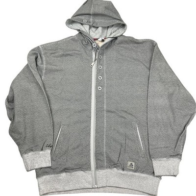 Artful Dodger Hoodie Men 2XL Heather Gray Black Full Zip DWTM Streetwear  Jacket