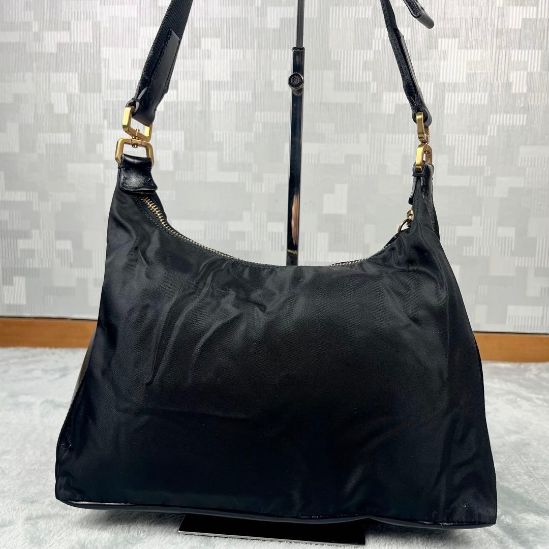 Prada One Shoulder Bag Shoulder Carry Black Nylon thumbnail 3