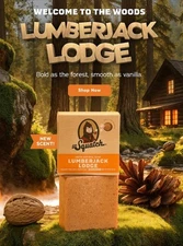 NEW SCENT!! 2 PACK Dr Squatch LUMBERJACK LODGE Soap Bar!