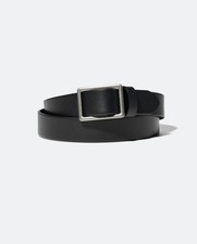 UNIQLO Italian Leather Slide Buckle Belt Japan NEW