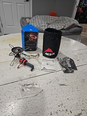 MSR WhisperLite camping stove Used