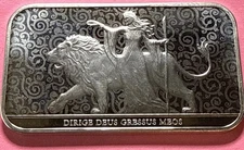 2024 1 oz  Great Britain Una and the Lion 999.9 Fine Silver Bar The Royal Mint