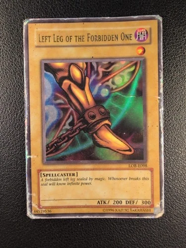 Left Leg of the Forbidden One  Ultra Rare LOB-E098  Yugioh