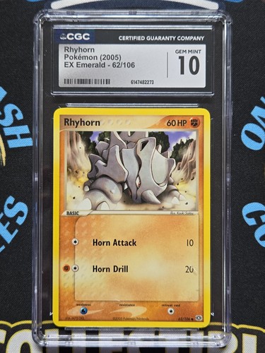 Rhyhorn graded CGC 10 for sale on eBay