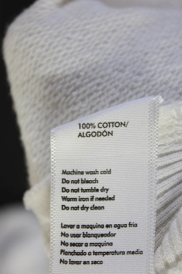 Sudadera Rebecca Minkoff Mujer Love Arco Iris Rayas Cuello Redondo Blanca Mediana Foto 4 de 4