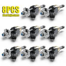 New 8 Pcs Genuine Gm Fuel Injectors For 2014-2018 Chevy Gmc 1500 5.3l Fj1217 Usa