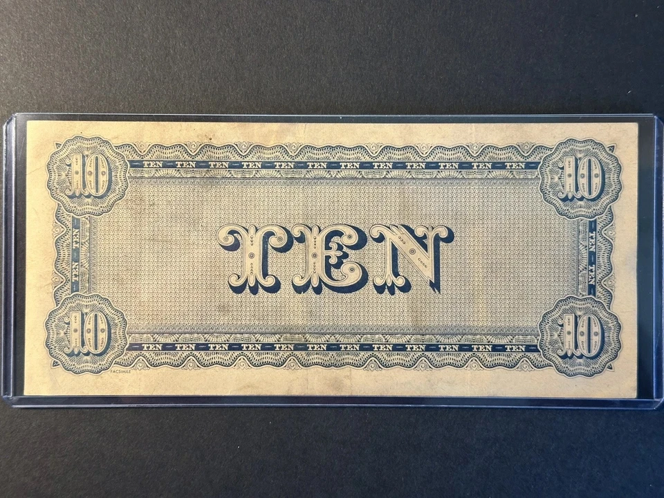 CONFEDERATE States Whitman Bill Lot CIVIL WAR Vintage Reproduction $10, $5, $1 - Image 2 of 4