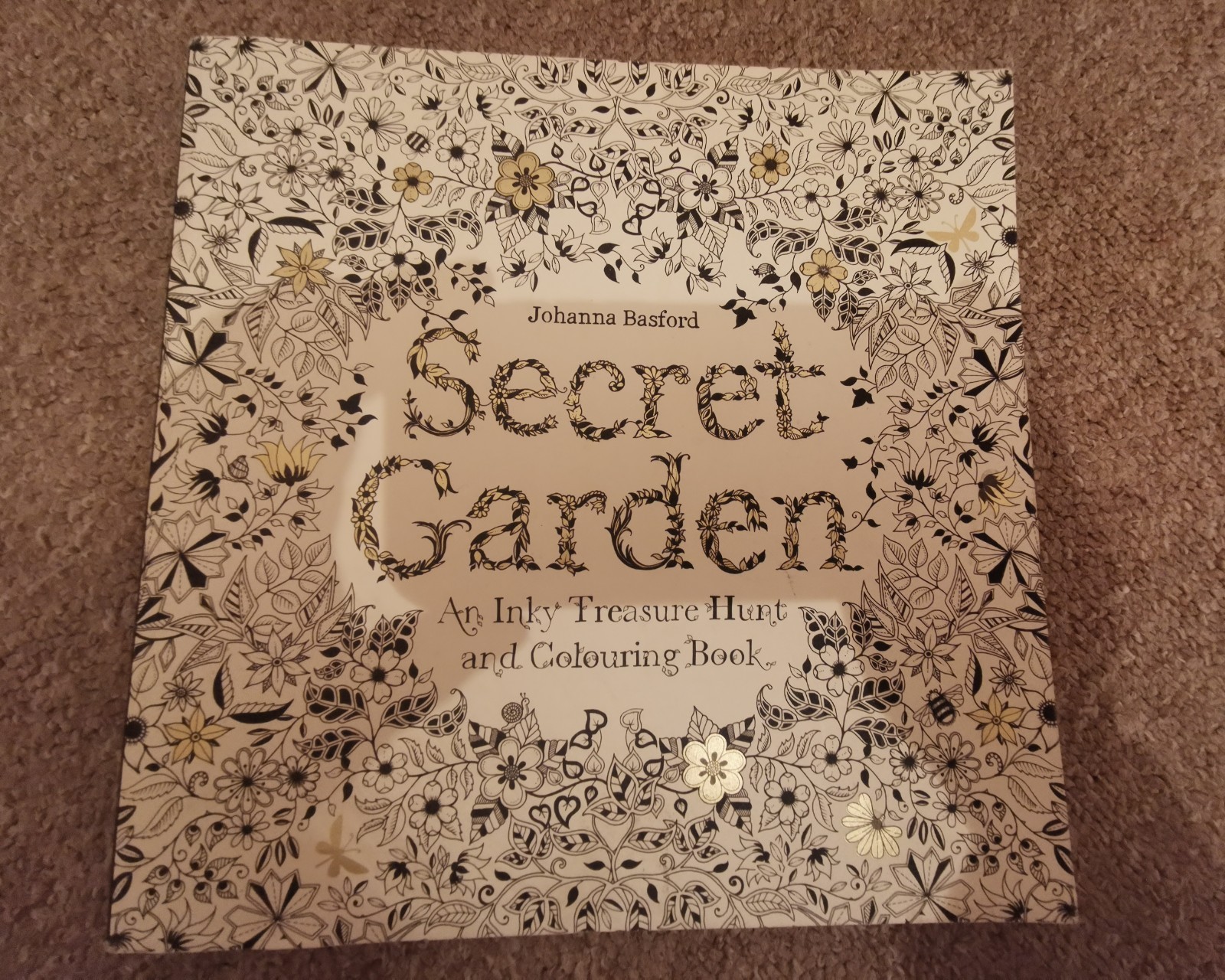 Secret Garden: An Inky Treasure Hunt and Colouring Book