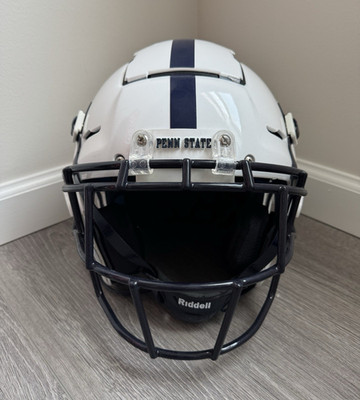Penn State Nittany Lions Schutt F7 Helmet White/Blue w/Riddell face mask