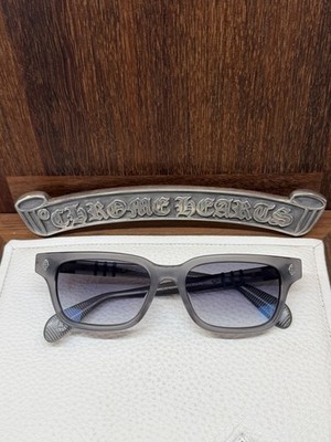 Chrome Hearts Testerical Sunglasses Matte Graphite/Silver | eBay