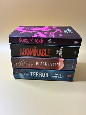 Dan Simmons Bundle. THe Terror, Black Hills, The Abominable, Song of Kali
