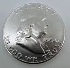 1954 USA Franklin Half Dollar 90% Silver Coin A27