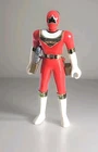 Vintage 1995 Bandai Power Rangers Zeo Red Ranger Action Figure 4" w/ Weapon