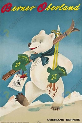Ski Poster Amstutz & Herdeg - BERNER OBERLAND #27