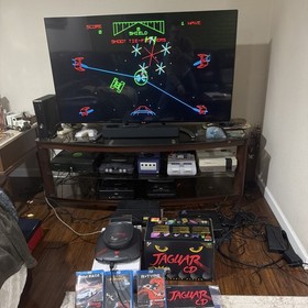 Atari Jaguar CD Console  CIB  Box Manual Games Star Wars TESTED AND WORKING READ