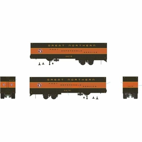 Rapido Trains 403040 HO 40' Fruehauf Fluted Side V-Van Trailer (Importación USA) | Zustand: Nuevo