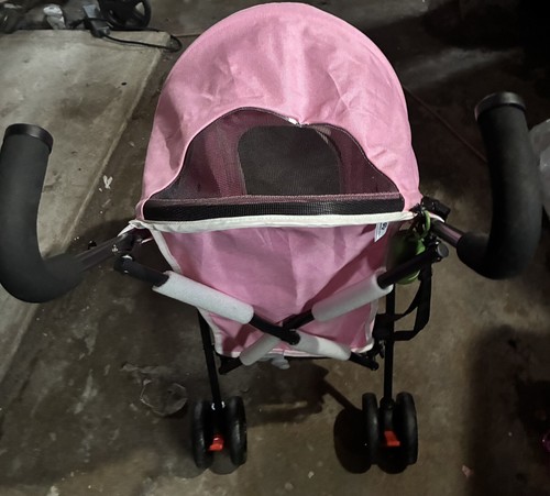 Outdoor Puppy Stroller Cat Dog Breathable Pet Stroller Lightweight Folding