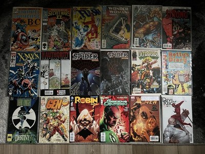 Lot of 18 comic books. Marvel and DC