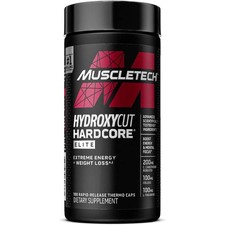 Hydroxycut Hardcore Elite - Energy  Metabolism Support for Men  Women - 270 mg