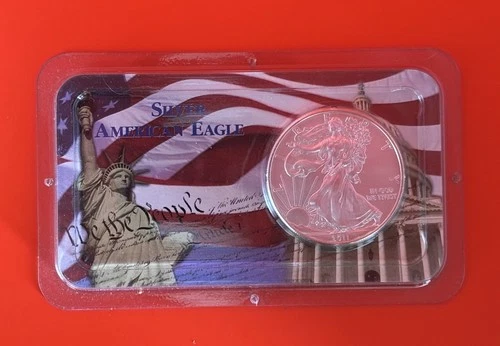 2011 American Silver Eagle Liberty Coin Encased Uncirculated